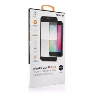 ALIGATOR PRINT Ochranné tvrzené sklo, Samsung A33 5G, černá, celoplošné lepení ALIGATOR PRINT Ochranné tvrzené sklo, Samsung A33 5G, černá, celoplošné lepení