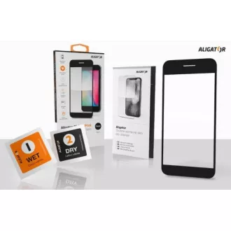 Aligator ochranné tvrzené sklo GLASS PRINT, Samsung Galaxy A14 4G/5G, černá, celoplošné lepení Aligator ochranné tvrzené sklo GLASS PRINT, Samsung Galaxy A14 4G/5G, černá, celoplošné lepení