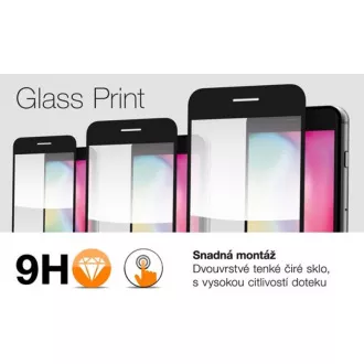 Aligator ochranné tvrzené sklo GLASS PRINT, Xiaomi Redmi Note 12 4G/5G, černá, celoplošné lepení Aligator ochranné tvrzené sklo GLASS PRINT, Xiaomi Redmi Note 12 4G/5G, černá, celoplošné lepení