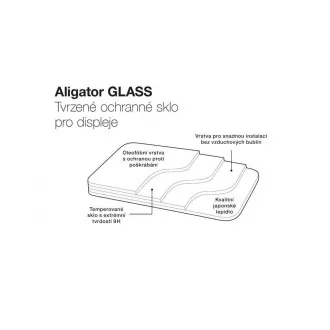 Aligator sklo GLASS S8000, originální Aligator sklo GLASS S8000, originální