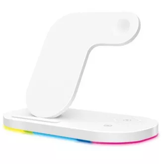 Aligator Stanice Smart Station A s bezdrátovým nabíjením 3v1, 15W Aligator Stanice Smart Station A s bezdrátovým nabíjením 3v1, 15W
