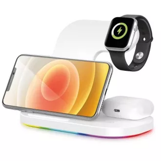 Aligator Stanice Smart Station A s bezdrátovým nabíjením 3v1, 15W Aligator Stanice Smart Station A s bezdrátovým nabíjením 3v1, 15W
