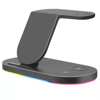 Aligator Stanice Smart Station S s bezdrátovým nabíjením 3v1, 15W Aligator Stanice Smart Station S s bezdrátovým nabíjením 3v1, 15W