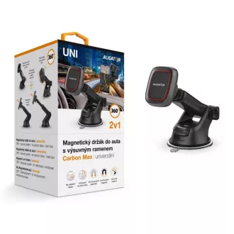 ALIGATOR Magnetický držák do auta HA17 Carbon Max, univerzální ALIGATOR Magnetický držák do auta HA17 Carbon Max, univerzální