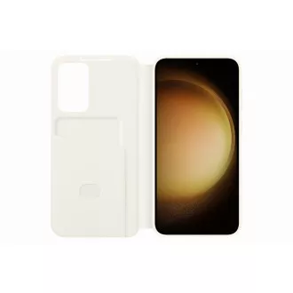 Samsung Flipové pouzdro Smart View pro Samsung Galaxy S23+ Cream - Rozbalené Samsung Flipové pouzdro Smart View pro Samsung Galaxy S23+ Cream - Rozbalené