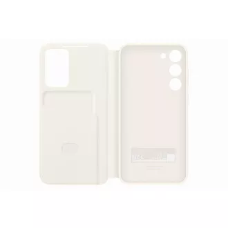 Samsung Flipové pouzdro Smart View pro Samsung Galaxy S23+ Cream - Rozbalené Samsung Flipové pouzdro Smart View pro Samsung Galaxy S23+ Cream - Rozbalené