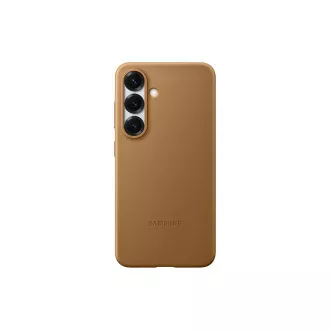 Samsung Ochranný kryt z veganské kůže pro Galaxy S25 Brown Samsung Ochranný kryt z veganské kůže pro Galaxy S25 Brown
