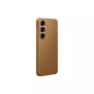 Samsung Ochranný kryt z veganské kůže pro Galaxy S25 Brown Samsung Ochranný kryt z veganské kůže pro Galaxy S25 Brown