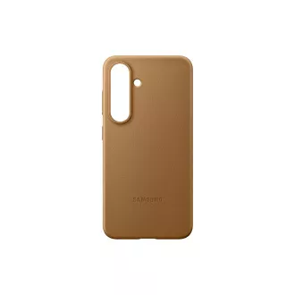 Samsung Ochranný kryt z veganské kůže pro Galaxy S25 Brown Samsung Ochranný kryt z veganské kůže pro Galaxy S25 Brown