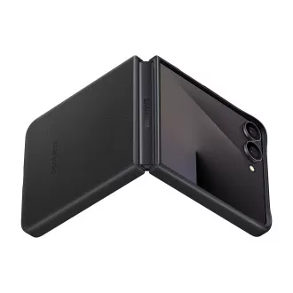 Samsung Ochranný kryt z veganské kůže Flip7 Black Samsung Ochranný kryt z veganské kůže Flip7 Black