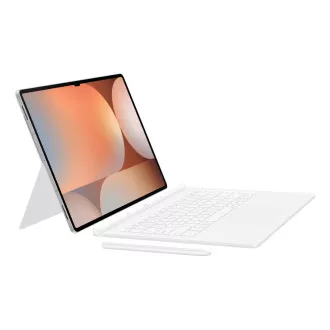 Samsung Ochranný kryt s klávesnicí a touchpadem pro Tab S10 Ultra/S9 Ultra White Samsung Ochranný kryt s klávesnicí a touchpadem pro Tab S10 Ultra/S9 Ultra White