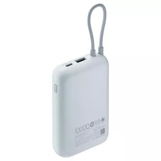 Xiaomi Power Bank 10000mAh (Integrated Cable) Ice Blue GL Xiaomi Power Bank 10000mAh (Integrated Cable) Ice Blue GL