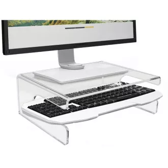 Podstavec pod monitor DESQ s výřezem na klávesnici Podstavec pod monitor DESQ s výřezem na klávesnici