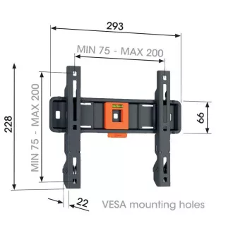 Vogel's TVM 1203, fixní TV držák pro obrazovky 19-50", 30 kg Vogel's TVM 1203, fixní TV držák pro obrazovky 19-50", 30 kg