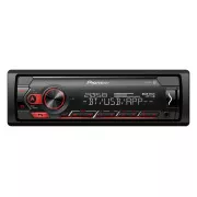 Pioneer MVH-S320BT autorádio s USB a Bluetooth červené