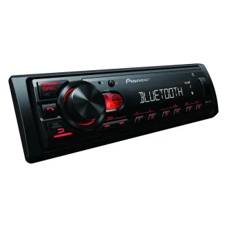 Pioneer MVH-230 autorádio s USB a Bluetooth s integrovaným mikrofonem červené Pioneer MVH-230 autorádio s USB a Bluetooth s integrovaným mikrofonem červené