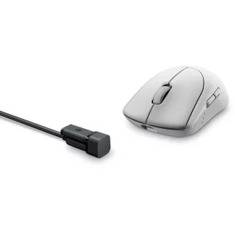 Dell Alienware Pro/Herní/Optická/Pro praváky/26 000 DPI/Drátová+bezdrátová/Bílá Dell Alienware Pro/Herní/Optická/Pro praváky/26 000 DPI/Drátová+bezdrátová/Bílá