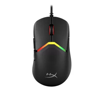 HyperX Pulsefire Saga/Herní/Optická/Pro praváky/26 000 DPI/Drátové USB-A/Černá