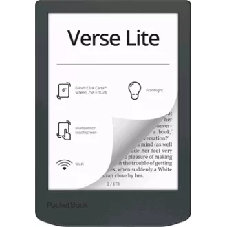 E-book POCKETBOOK 619 Verse Light, Midnight Grey, šedý