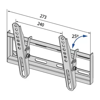 TB TV wall mount TB-251 up to 42", 20kg max VESA 200x200 TB TV wall mount TB-251 up to 42", 20kg max VESA 200x200