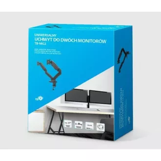 TB držák plynový na dva monitory TB-MG2 27 2x8kg TB držák plynový na dva monitory TB-MG2 27 2x8kg