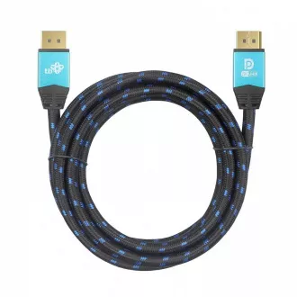 TB oplétaný kabel DisplayPort 2.1, 2m TB oplétaný kabel DisplayPort 2.1, 2m