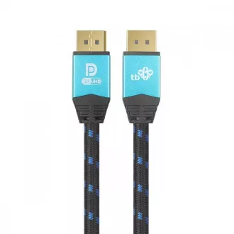 TB oplétaný kabel DisplayPort 2.1, 2m TB oplétaný kabel DisplayPort 2.1, 2m