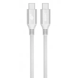 TB Touch USB C - USB C 240W, 1m bilý