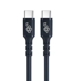 TB USB C - USB C 60W Jelly kabel 1m černý TB USB C - USB C 60W Jelly kabel 1m černý