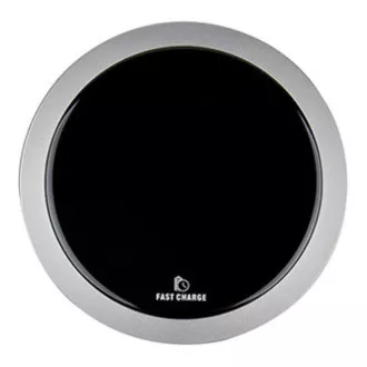 All New, Bezdrátová nabíječka, ultra tenká, pro telefon, stříbrná, 5/9V, 10W, ochrana proti přehřátí, Qi All New, Bezdrátová nabíječka, ultra tenká, pro telefon, stříbrná, 5/9V, 10W, ochrana proti přehřátí, Qi