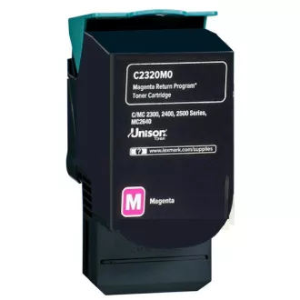 Lexmark C232HM0 - toner, magenta (purpurový) Lexmark C232HM0 - toner, magenta (purpurový)