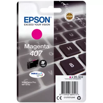 Epson C13T07U340 - cartridge, magenta (purpurová) Epson C13T07U340 - cartridge, magenta (purpurová)