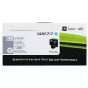 Lexmark 24B6717 - toner, cyan (azurový)