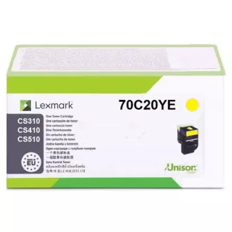 Lexmark 70C20YE - toner, yellow (žlutý) Lexmark 70C20YE - toner, yellow (žlutý)