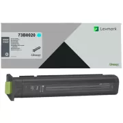 Lexmark 73B0020 - toner, cyan (azurový)