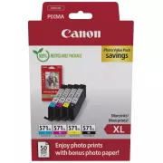 Canon CLI-571-XL (0332C006) - cartridge, black + color (černá + barevná)