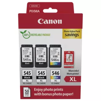 Canon PG-545-XL (8286B015) - cartridge, black + color (černá + barevná) Canon PG-545-XL (8286B015) - cartridge, black + color (černá + barevná)