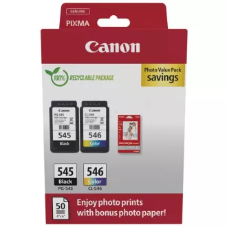 Canon PG-545 (8287B008) - cartridge, black + color (černá + barevná) Canon PG-545 (8287B008) - cartridge, black + color (černá + barevná)