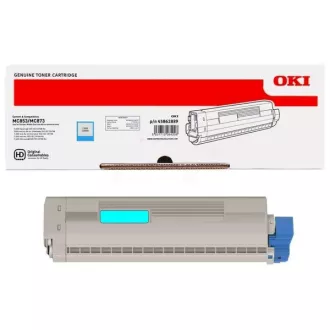 Oki 45862839 - toner, cyan (azurový) Oki 45862839 - toner, cyan (azurový)