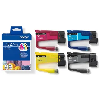 Brother LC-527 (LC527VAL) - cartridge, black + color (černá + barevná) Brother LC-527 (LC527VAL) - cartridge, black + color (černá + barevná)