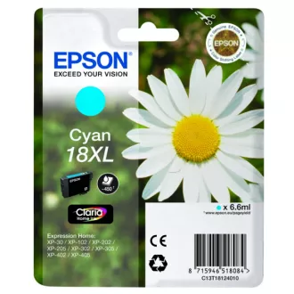 Epson T1812 (C13T18124022) - cartridge, cyan (azurová)