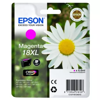 Epson T1813 (C13T18134022) - cartridge, magenta (purpurová) Epson T1813 (C13T18134022) - cartridge, magenta (purpurová)