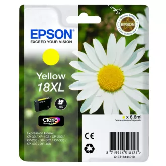 Epson T1814 (C13T18144022) - cartridge, yellow (žlutá) Epson T1814 (C13T18144022) - cartridge, yellow (žlutá)