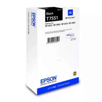 Epson T7551 (C13T75514N) - cartridge, black (černá) Epson T7551 (C13T75514N) - cartridge, black (černá)