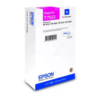 Epson T7553 (C13T75534N) - cartridge, magenta (purpurová) Epson T7553 (C13T75534N) - cartridge, magenta (purpurová)