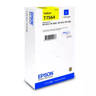 Epson T7564 (C13T75644N) - cartridge, yellow (žlutá) Epson T7564 (C13T75644N) - cartridge, yellow (žlutá)