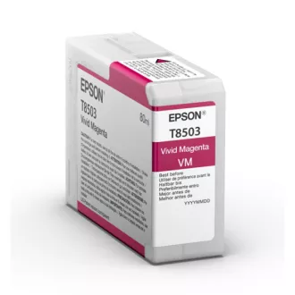 Epson T8503 (C13T85030N) - cartridge, magenta (purpurová) Epson T8503 (C13T85030N) - cartridge, magenta (purpurová)
