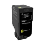 Lexmark 74C2SYE - toner, yellow (žlutý)