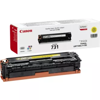 Canon 731 (6269B002) - toner, yellow (žlutý) Canon 731 (6269B002) - toner, yellow (žlutý)