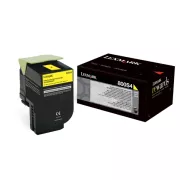 Lexmark 80C0S40 - toner, yellow (žlutý)